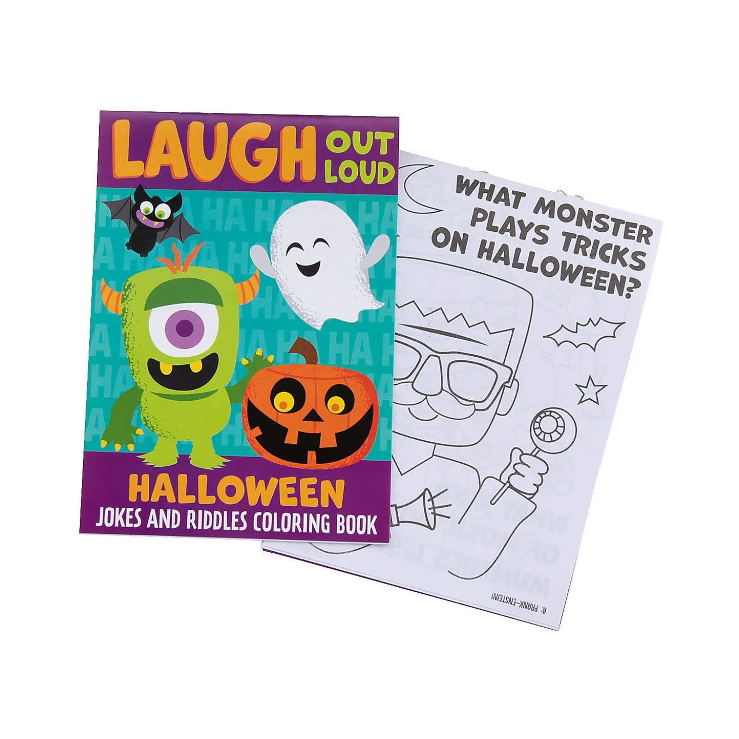 Halloween Jokes Coloring Books - 24 Pc.