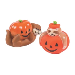 Halloween Otter & Sloth Characters - 12 Pc.