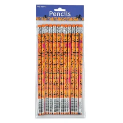 Halloween Pumpkin Pencils - 24 Pc.