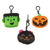 Halloween Stuffed Character Backpack Clip Keychains - 12 Pc.
