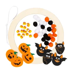 Halloween Wreath Craft Kit - Makes 12
