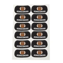 Homecoming Spirit Eyeblack Temporary Tattoos - 12 Pc.