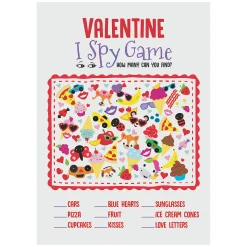 I Spy Valentine's Day Activity Sheets - 24 Pc.