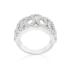J Goodin Cubic Zirconia Circular Ring Size 8