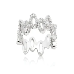 J Goodin Cubic Zirconia Oval Fashion Ring Size 9