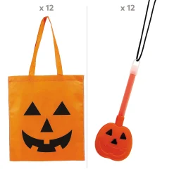 Jack-O'-Lantern Trick Or Treating Accessories Kit For 12