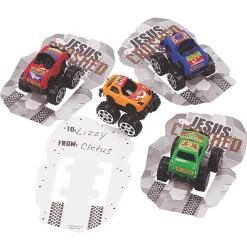 Jesus Crushed My Sins Pullback Trucks Exchanges With Card For 12