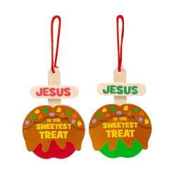 Jesus Is The Sweetest Treat Ornament Craft Kit - Makes 12