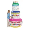 Jumbo Inflatable Birthday Cake