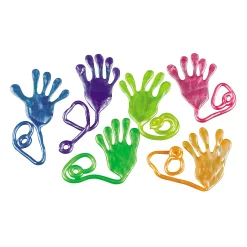 Jumbo Pearlized Sticky Hands - 12 Pc.