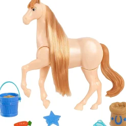 Just Play Mystery Riding Free Sounds And Action White Horse With Feed Set