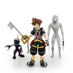 Kingdom Hearts 2 Action Figures Collection Set Includes Sora, Dusk, & Soldier