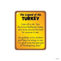 Legend Of The Stuffed Turkeys - 12 Pc.