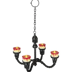 Lighted Bone Chandelier