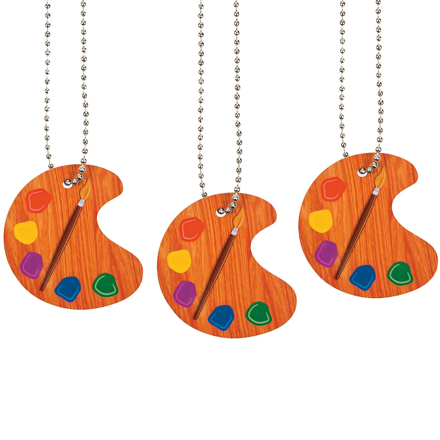 Little Artist Dog Tag Necklaces - 12 Pc.