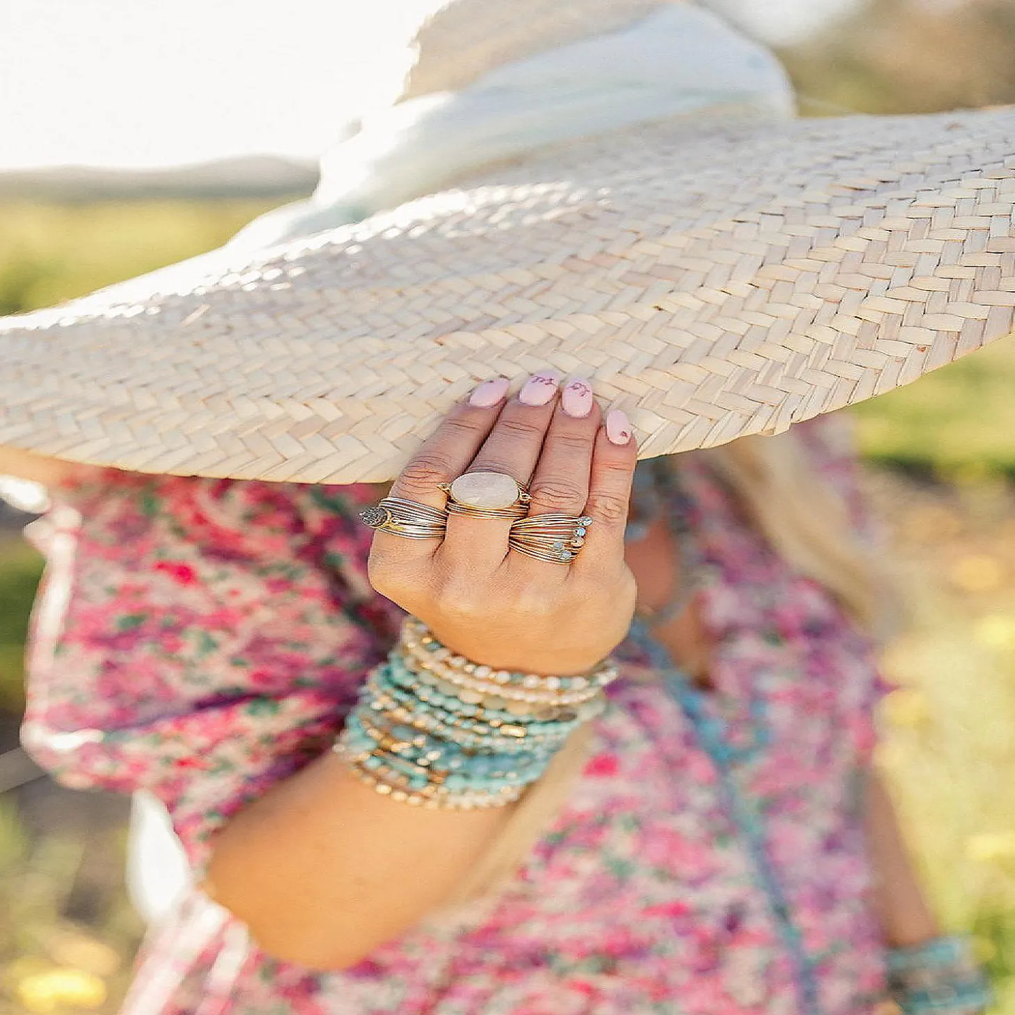 Marcia Ring Aquamarine Swarovski
