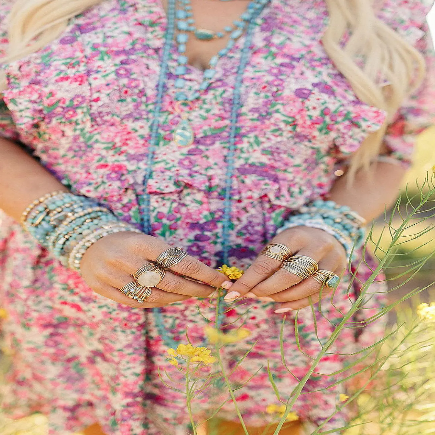 Marcia Ring Aquamarine Swarovski