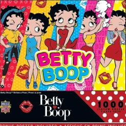 Masterpieces 1000 Piece Jigsaw Puzzle For Adults, Family, Or Kids - Betty Boop Strikes A Pose - 19.25" X 26.75"