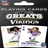Masterpieces Minnesota Vikings All-Time Greats Playing Cards