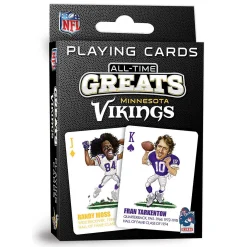 Masterpieces Minnesota Vikings All-Time Greats Playing Cards