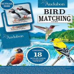 Masterpieces Officially Licensed Audubon Picture Matching Card Game For Kids And Families
