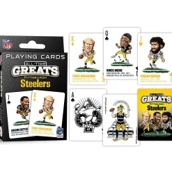 Masterpieces Pittsburgh Steelers All-Time Greats Playing Cards
