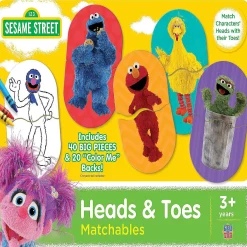 Masterpieces Sesame Street Heads And Toes Matching Puzzle