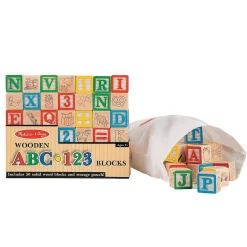Melissa & Doug® Abc & Number Building Blocks Set - 51 Pc.
