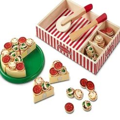 Melissa And Doug Pizza Party Wooden Set