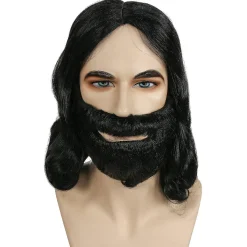 Men's Discount Biblical Wig & Beard Set