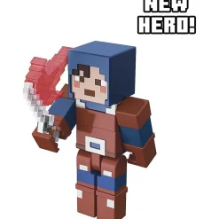 Minecraft Dungeons 3.25-In Collectible Hex Battle Figure And Accessories, Based On Video Game