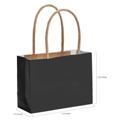 Mini Kraft Paper Gift Bags - 12 Pc.