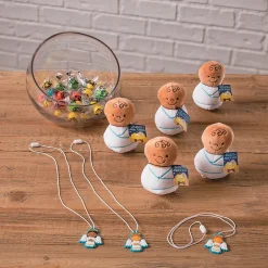 Mini Stuffed Baby Jesus With Card - 12 Pc.