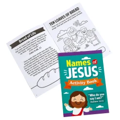 Names Of Jesus Activity Books - 12 Pc.
