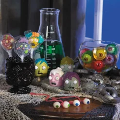 Neon Sticky Eyeballs - 12 Pc.