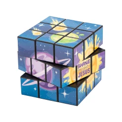 Outer Space Vbs Puzzle Cubes - 12 Pc.