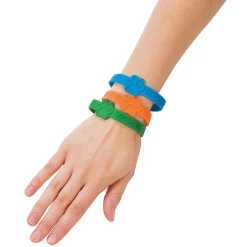 Paw Print Rubber Bracelets - 24 Pc.