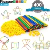 Picassotiles - 400Pc Straw Building Set Pts400