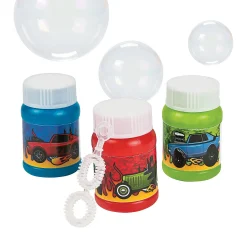 Plastic Race Car Mini Bubble Bottles - 24 Pc.