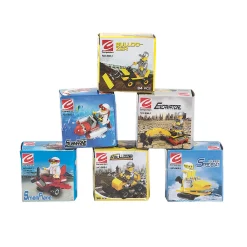 Plastic Vehicle Building Block Kits