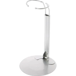Plymor Silver Adjustable Doll Stand, Fits 10 - 14 Inch Dolls Or Action Figures