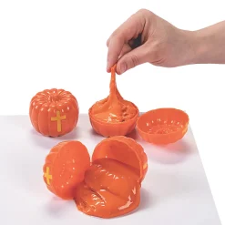 Putty-Filled Christian Pumpkin Toys - 24 Pc.
