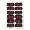 Red Spirit Eyeblack Temporary Tattoos - 12 Pc.