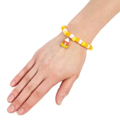 Religious Candy Corn Pony Bead Bracelet Craft Kit - Makes 12