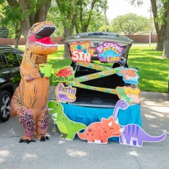 Religious Dinosaur Trunk-Or-Treat Decorating Kit - 11 Pc.