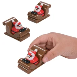 Santa Pull-Back Sleighs - 12 Pc.