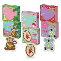 Scented Erasers With Valentine's Day Card Box For 28