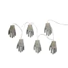 Set Of 6 Skeleton Hands Halloween Light Set