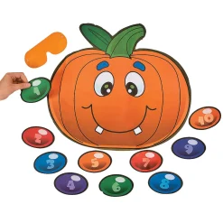Silly Pin The Nose On The Pumpkin Halloween Party Game