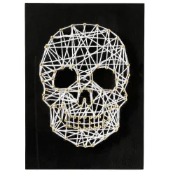 Skull String Art Craft